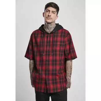 Рубашка Urban Classics Hooded, черный