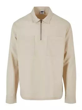 Рубашка Urban Classics Regular fit Button Up, бежевый