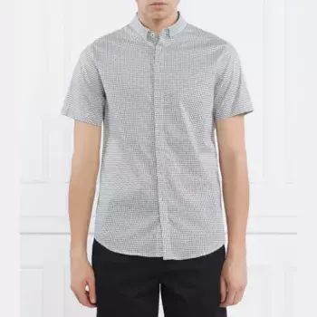 Рубашка узкого кроя Armani Exchange, белый