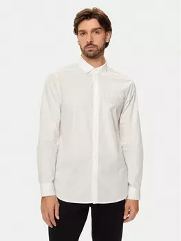 Рубашка узкого кроя Armani Exchange, белый