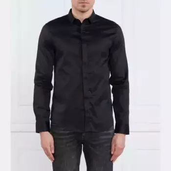 Рубашка узкого кроя Armani Exchange, черный