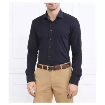 Рубашка узкого кроя Byron Emanuel Berg, синий