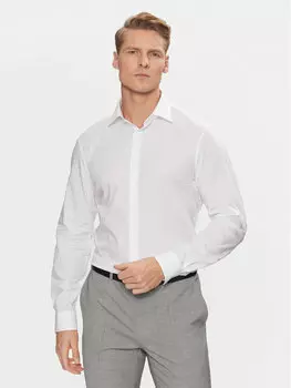 Рубашка узкого кроя Calvin Klein, белый