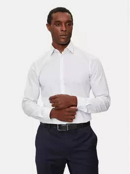 Рубашка узкого кроя Calvin Klein, белый