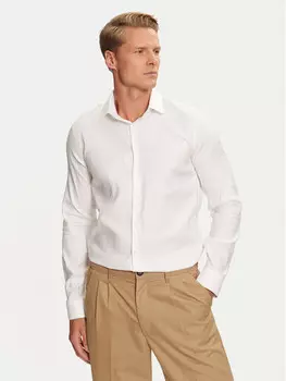 Рубашка узкого кроя Calvin Klein, белый
