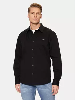 Рубашка узкого кроя Calvin Klein Jeans, черный