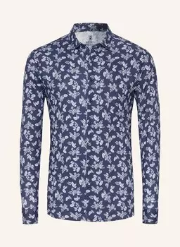 Рубашка узкого кроя DESOTO, цвет DUNKELBLAU/HELLBLAU/TRKIS