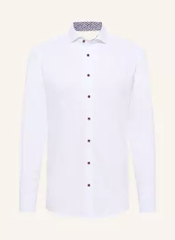 Рубашка узкого кроя Eterna, белый