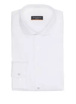 Рубашка узкого кроя ETERNA, белый