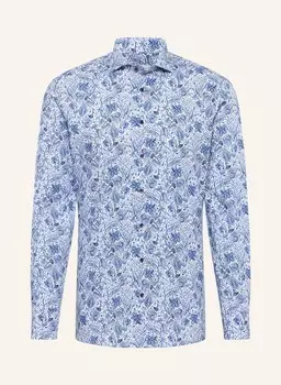 Рубашка узкого кроя Eterna, синий