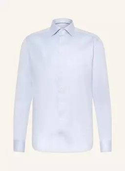 Рубашка узкого кроя Eton, голубой