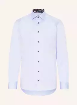 Рубашка узкого кроя Eton, синий