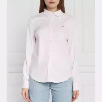Рубашка узкого кроя Gant, розовый