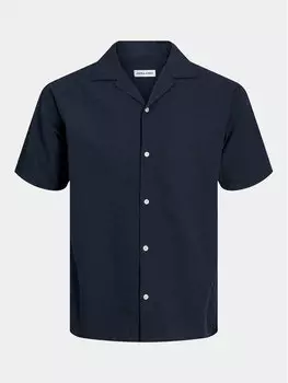 Рубашка узкого кроя Jack&Jones, синий