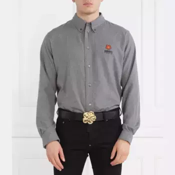 Рубашка узкого кроя Kenzo, серый