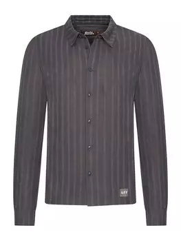 Рубашка узкого кроя на пуговицах 4Funkyflavours PRETTY INSANE, серый/антрацит