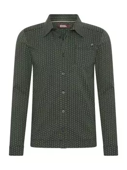 Рубашка узкого кроя на пуговицах 4Funkyflavours Through The Night, зеленый