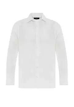 Рубашка узкого кроя на пуговицах Antioch, белый