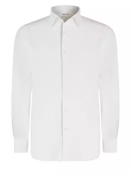 Рубашка узкого кроя на пуговицах Boggi Milano, белый