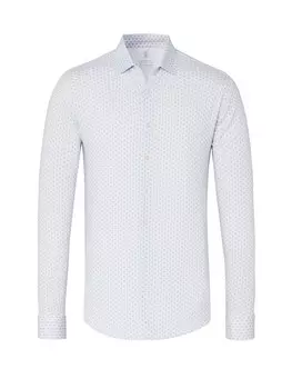 Рубашка узкого кроя на пуговицах Desoto Kent, пастельный синий