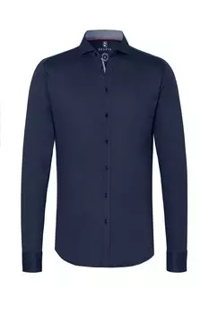 Рубашка узкого кроя на пуговицах Desoto, темно-синий