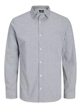 Рубашка узкого кроя на пуговицах JACK & JONES BLACKPOOL, цвет Gentian