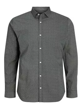 Рубашка узкого кроя на пуговицах JACK & JONES BLACKPOOL, бежевый