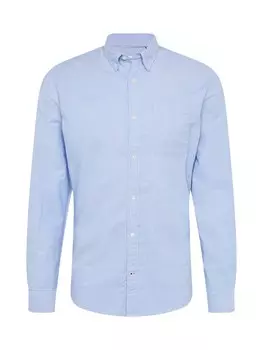 Рубашка узкого кроя на пуговицах JACK & JONES Oxford, светло-синий