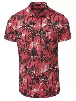 Рубашка узкого кроя на пуговицах Koroshi, пурпурный