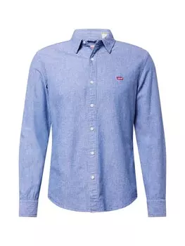 Рубашка узкого кроя на пуговицах LEVI'S LS BATTERY HM SHIRT SLIM, темно-синий