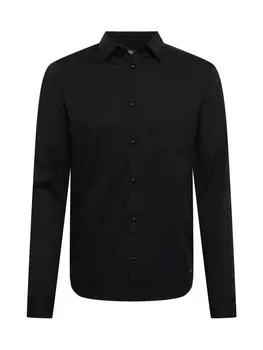 Рубашка узкого кроя на пуговицах Petrol Industries, черный