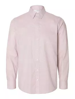 Рубашка узкого кроя на пуговицах SELECTED HOMME SOHO, розовый