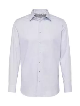 Рубашка узкого кроя на пуговицах Selected SOHO, светло-синий