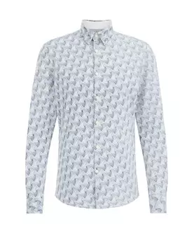 Рубашка узкого кроя на пуговицах We Fashion, белый