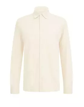 Рубашка узкого кроя на пуговицах We Fashion, слоновая кость
