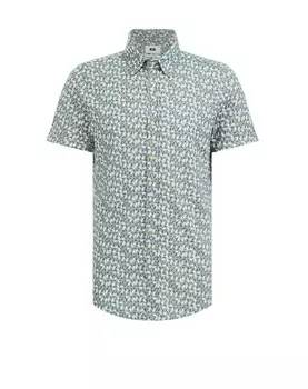 Рубашка узкого кроя на пуговицах We Fashion, светло-зеленый