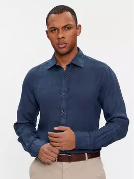 Рубашка узкого кроя Paul&Shark, синий