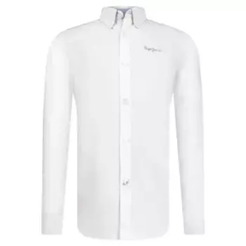 Рубашка узкого кроя Pepe Jeans London, белый