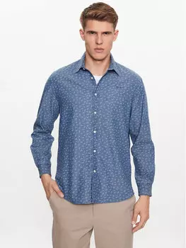 Рубашка узкого кроя Pepe Jeans, синий