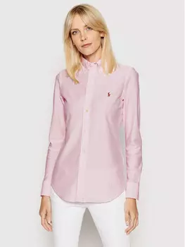 Рубашка узкого кроя Polo Ralph Lauren, розовый