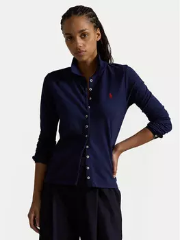 Рубашка узкого кроя Polo Ralph Lauren, синий