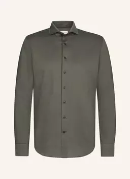 Рубашка узкого кроя Profuomo, зеленый