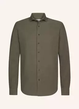 Рубашка узкого кроя Profuomo, зеленый