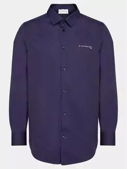 Рубашка узкого кроя Richmond, синий