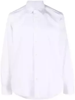 Рубашка узкого кроя с длинными рукавами Lanvin, белый