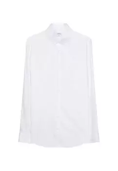 Рубашка узкого кроя с длинными рукавами Seidensticker, белый