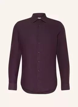 Рубашка узкого кроя Seidensticker, фиолетовый