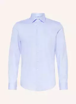 Рубашка узкого кроя Seidensticker, синий