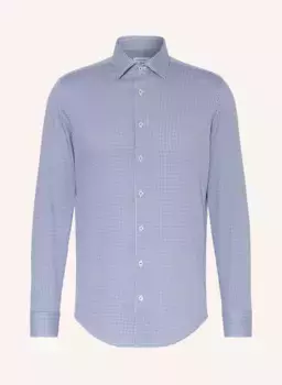 Рубашка узкого кроя Seidensticker, синий