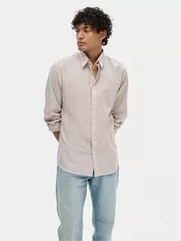 Рубашка узкого кроя Selected Homme, бежевый